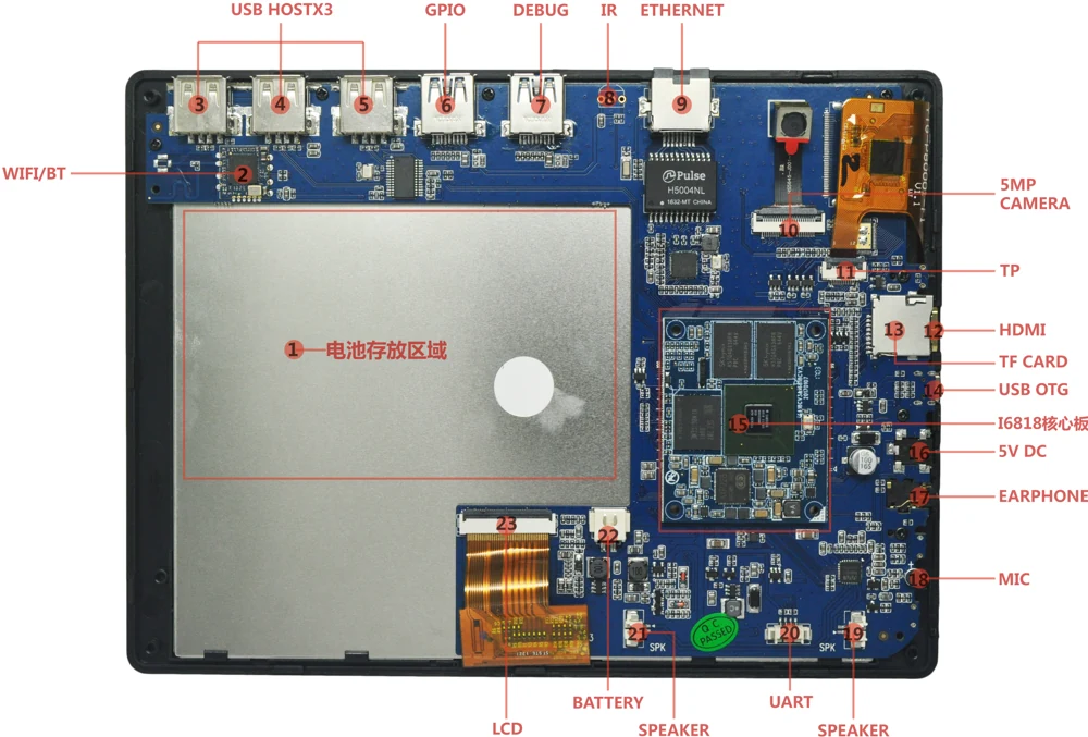九鼎 I6818 开发板