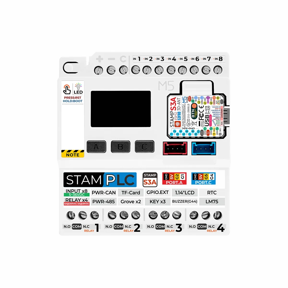 M5Stack StamPLC
