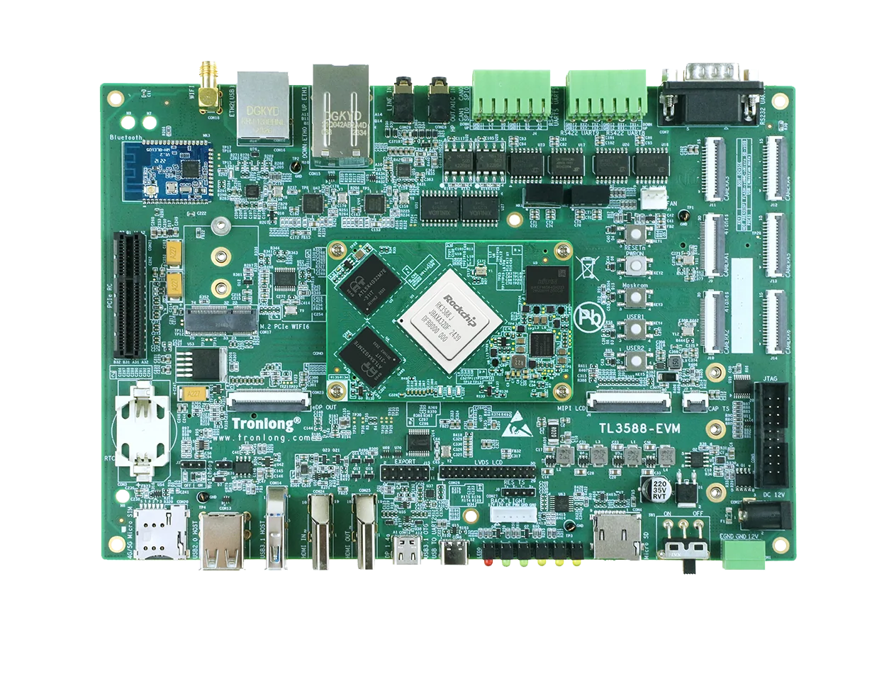 RK3588工业评估板-DDR5 B2B