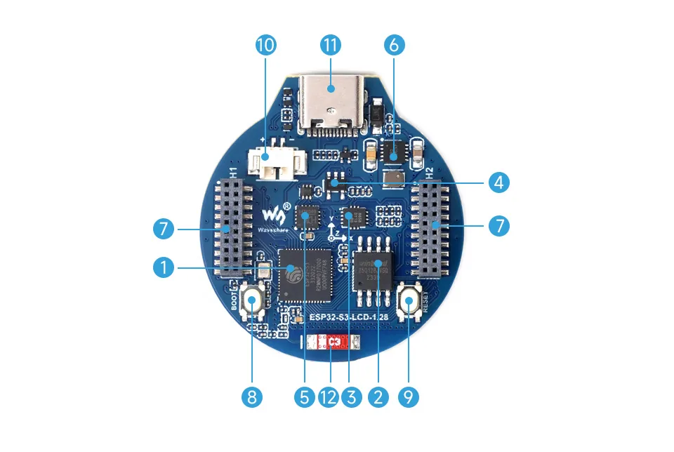 Waveshare ESP32-S3-LCD-1.28