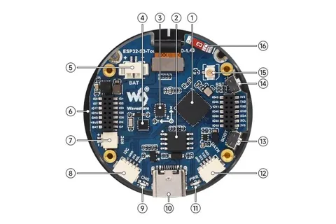 Waveshare ESP32-S3-Touch-AMOLED-1.43